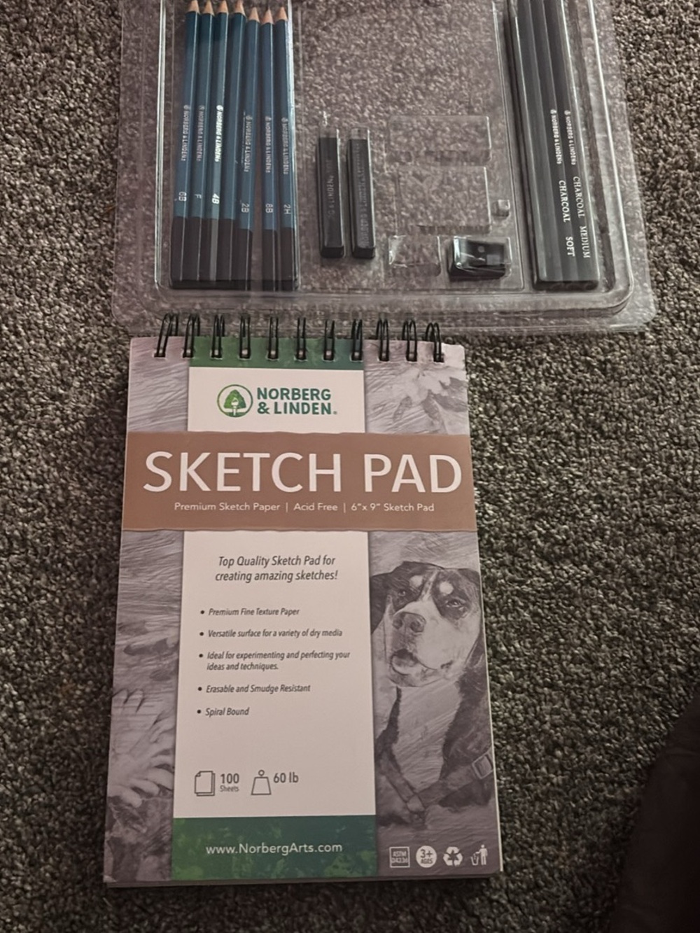 Sketch Pad – Brown Cover, 6" x 9" Spiral-Bound